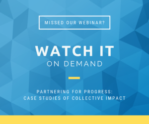 BCBS Foundation case studies webinar recording information.
