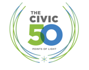 Civic 50 logo.
