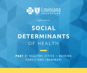 Healthy Cities webinar video image.