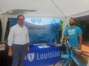 Blue Cross Blue Shield Foundation volunteers at Eco Fair.