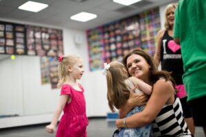 blue cross blue shield foundation volunteers with children